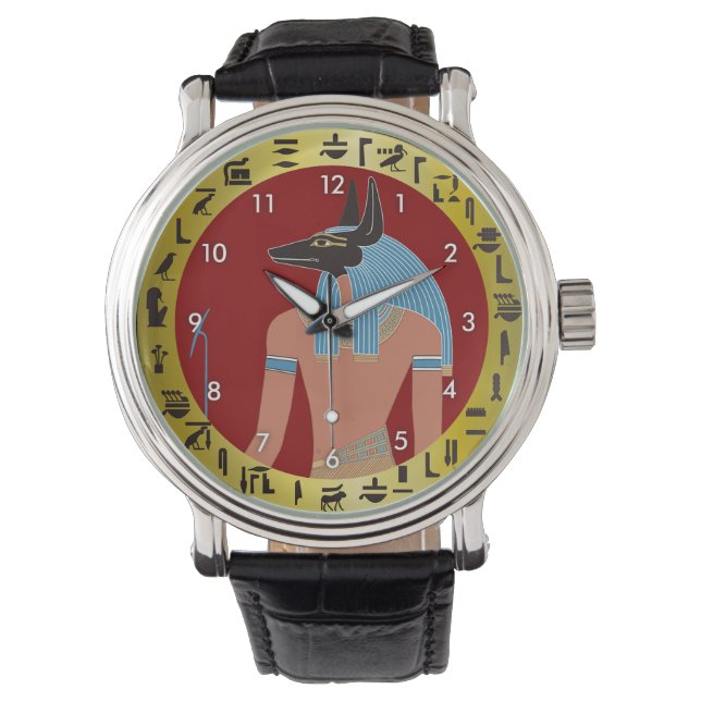 Anubis, Egyptian God Watch (Front)