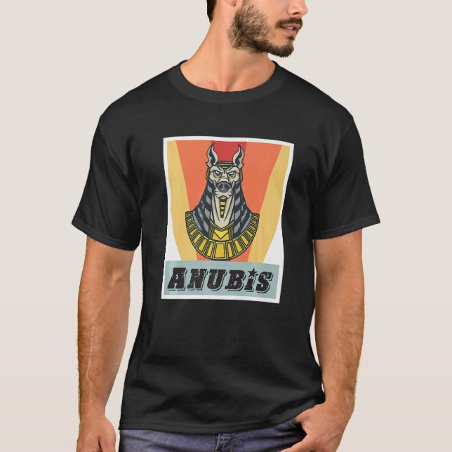 Anubis Egyptology God of Dead Egypt Pharaoh Sphinx T-Shirt (Front)