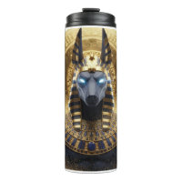 Anubis Jackal Thermal Mug | Ancient Egyptian God T