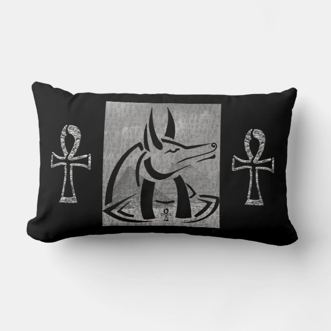 Anubis Lumbar Pillow (Front)