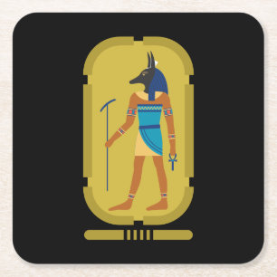 Anubis Paper Coaster