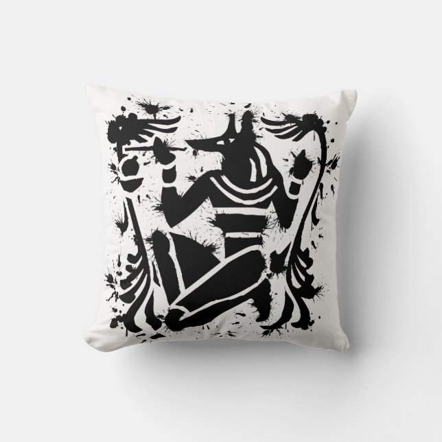 Anubis Stamp Cushion (Front)