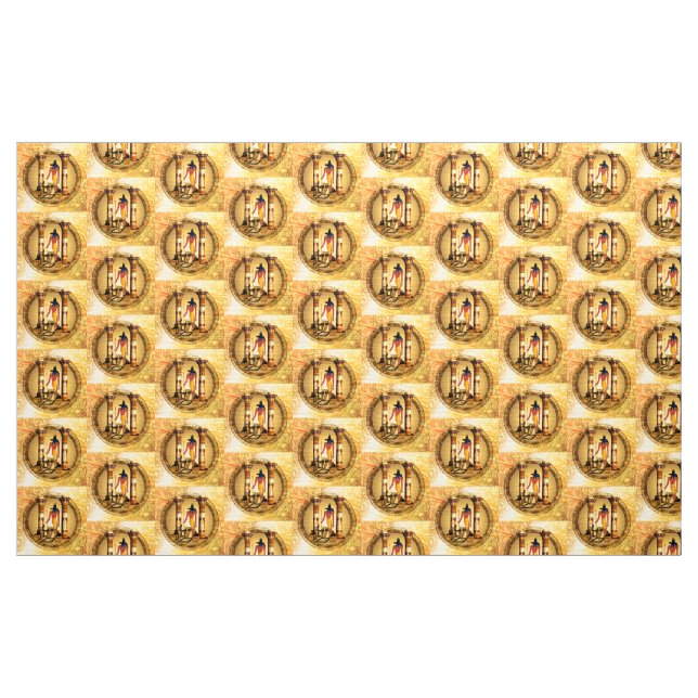 Anubis the egyptian god fabric (Yard)