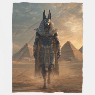 Anubis throw blanket – Egyptian Mythology Wall Art