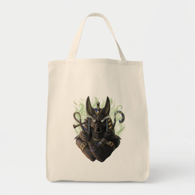 Anubis was an ancient Egyptian god of the dead Tote Bag (Front)