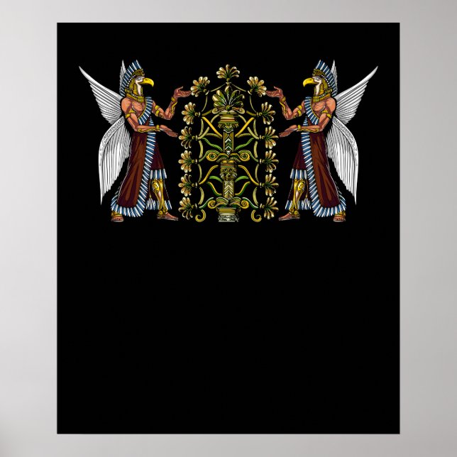 Anunnaki Aliens Ancient Sumerian Gods Poster (Front)