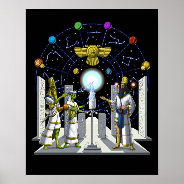 Anunnaki Aliens Poster (Front)
