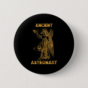 Anunnaki Ancient Astronaut Sumerian Alien Theorist 6 Cm Round Badge