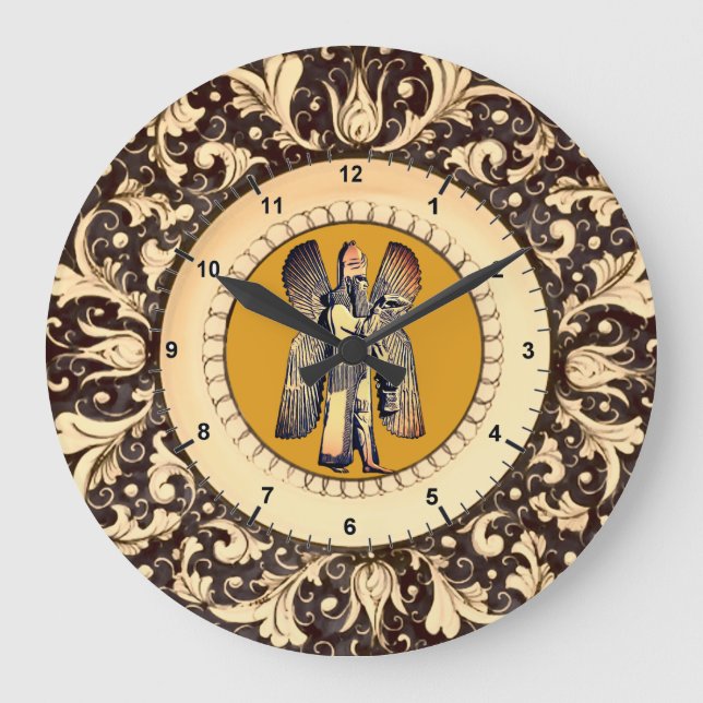 Anunnaki Large Clock (Front)