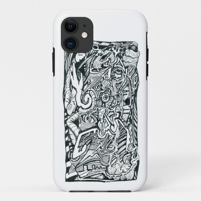 Anxiety Attack by Brian Benson Case-Mate iPhone Case (Back)