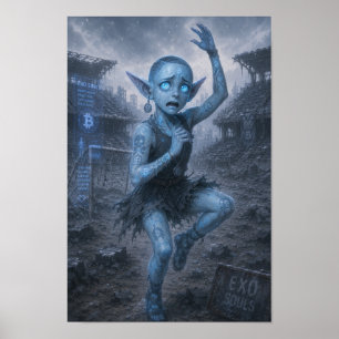 Anxiety / Ballerina / Ruined Stadium Poster