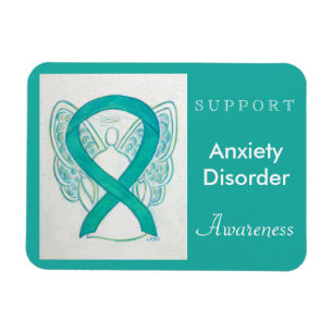 Anxiety Disorder Awareness Angel Custom Magnet