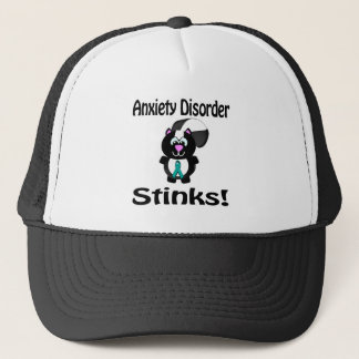 Anxiety Disorder Stinks Skunk Awareness Design Trucker Hat