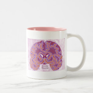 Anxiety Disorder Two-Tone Coffee Mug