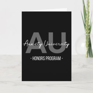 Anxiety University Honours Program