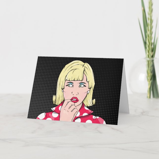 Anxiety Woman Card (Front)