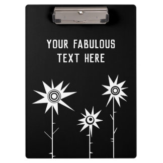 Anxious Flowers Clipboard