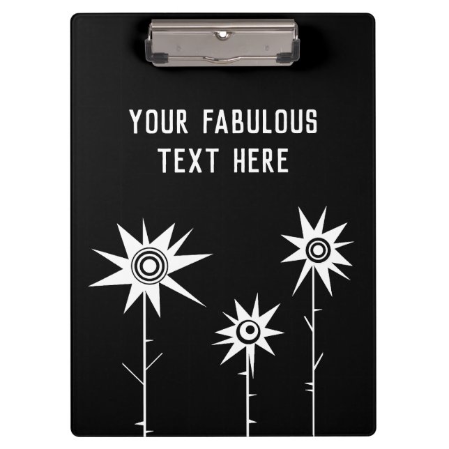 Anxious Flowers Clipboard (Front)