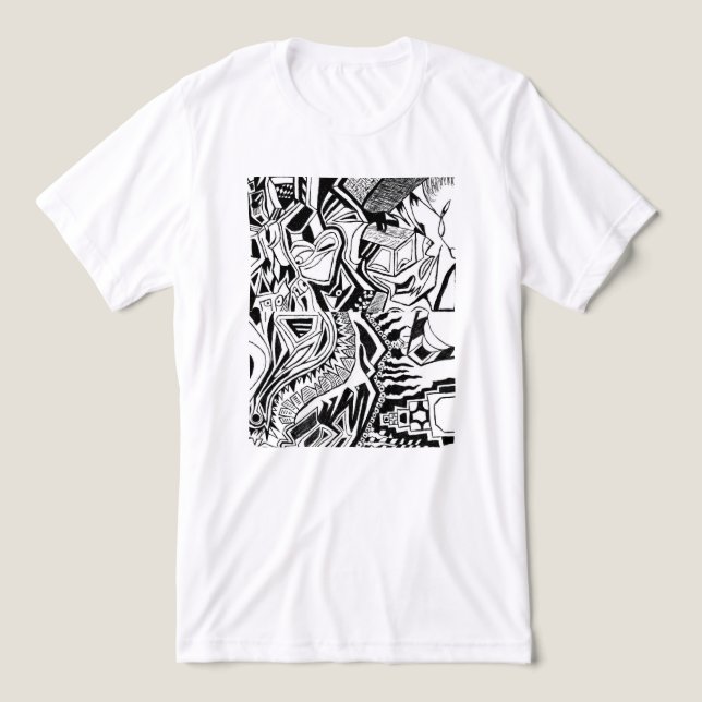 Anxious Insights Tri-Blend Shirt (Design Front)