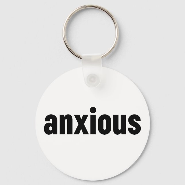 Anxious Key Ring (Front)