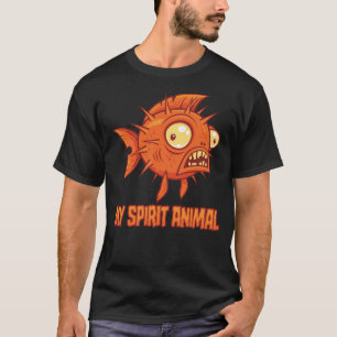 Anxious Quirky Blowfish Spirit Animal T-Shirt