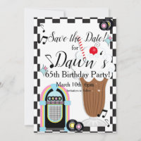 Any Age, 1950's Retro Birthday 