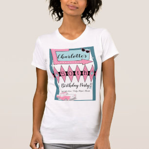 Any Age, 1950's Retro Birthday  T-Shirt