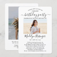 Any Age 2 Photo Virtual Online Birthday Party