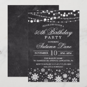 ANY AGE - Adult Birthday Party Invitation