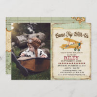 ANY AGE - Aeroplane Plane Travel Invitation