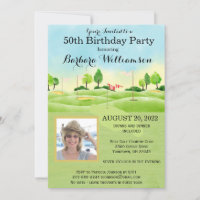 Any Age Birthday Party Photo Golf Party