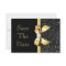 Any Age Birthday Save The Date Black and Gold
