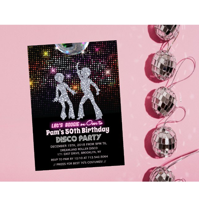 ANY AGE - Disco Birthday Party Invitation (Creator Uploaded)