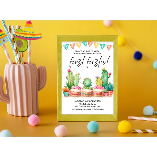 Any Age Fiesta Birthday Invitation (Creator Uploaded)