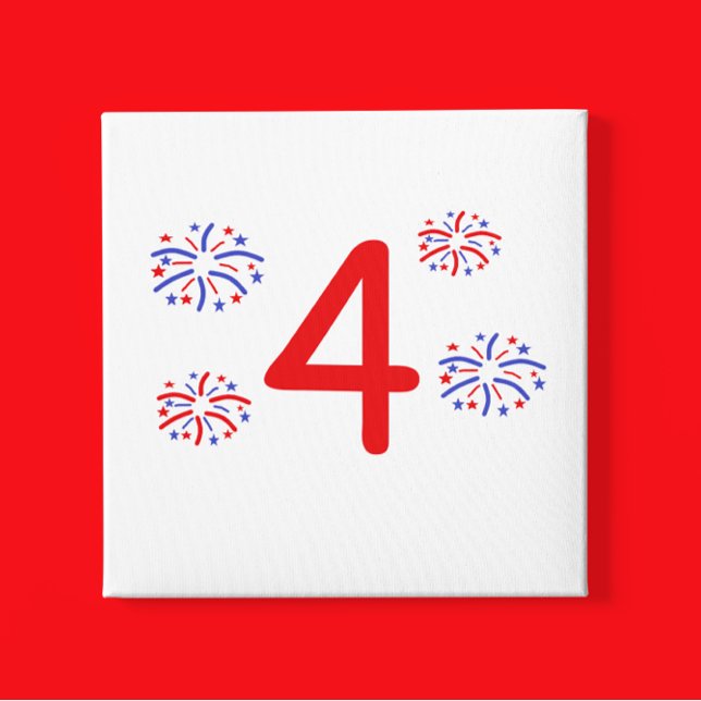 Any Age Fireworks Birthday Napkin (Creator Uploaded)
