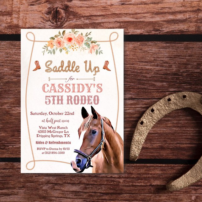 ANY AGE - Horse Birthday Party Invitation (Creator Uploaded)