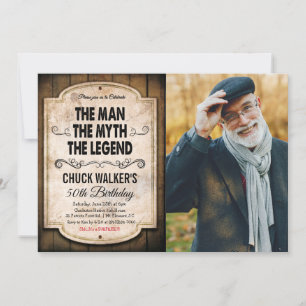 ANY AGE - Male Fishing Birthday Invitation