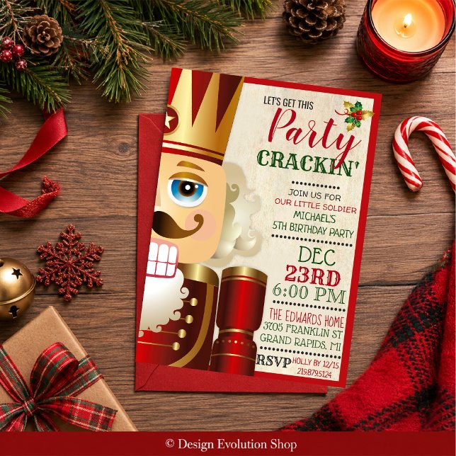 ANY AGE - Nutcracker Birthday Invitation (Creator Uploaded)