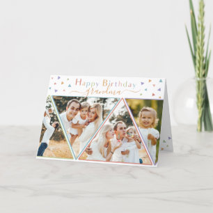 Any Age Personalised Photo Happy Birthday Card