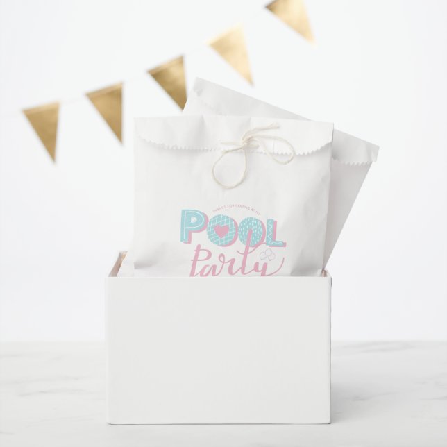 Any age pool party birthday favour bag (Party)