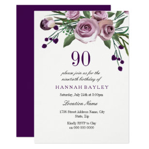 90th birthday invitations zazzle com au