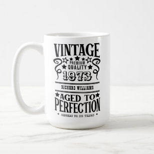 Any Age Vintage Whiskey Themed Birthday Gift  Mug