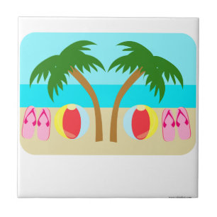 Any Beach You Want Ceramic Tile