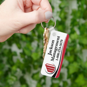 Any Business Logo Key Ring