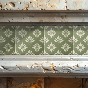 Any Color Decorative Floral Pattern ID1189 Ceramic Tile