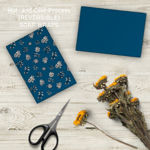 ANY COLOR Leaves + Roses Hand-Drawn Soap Wraps