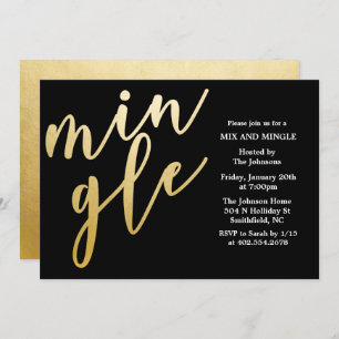ANY COLOR - Mix and Mingle Holiday Invitation