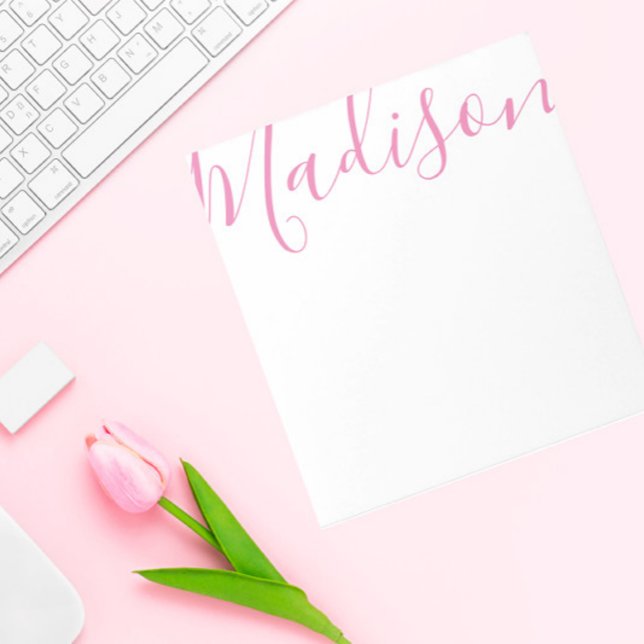 Any Color - Script Name Personalized Notepad (Creator Uploaded)