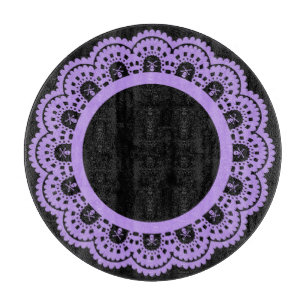 ANY COLOR! Skull Lace Cutting Board