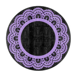 ANY COLOR! Skull Lace Cutting Board